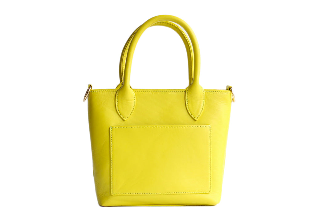 Yellow leather best sale handbags uk